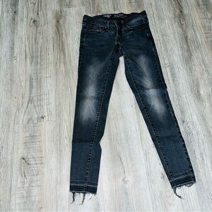 Massimo Black released hem jeans size 00